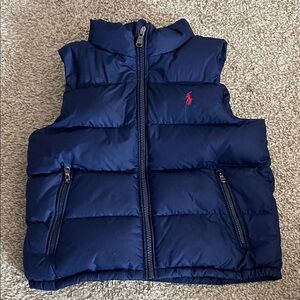 Polo by Ralph Lauren Kids Blue Puffer Vest Size 3T